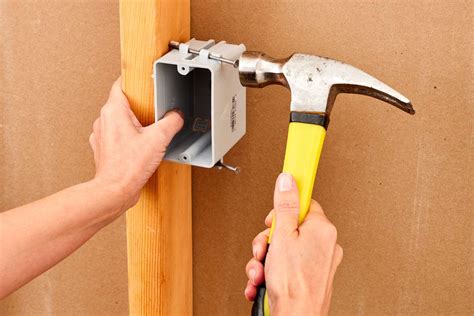 drywall mounted electrical box|putting electrical box existing drywall.